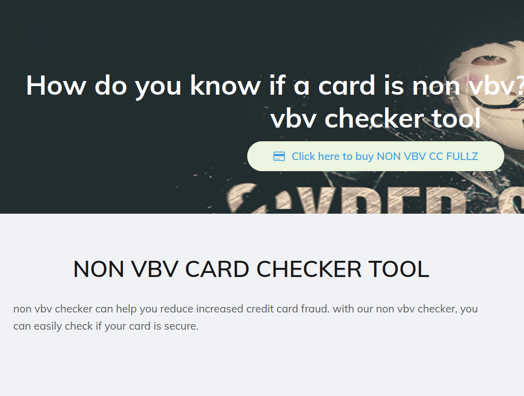How to check non vbv bins and non MCSC bins Fullz, CVV trusted shops